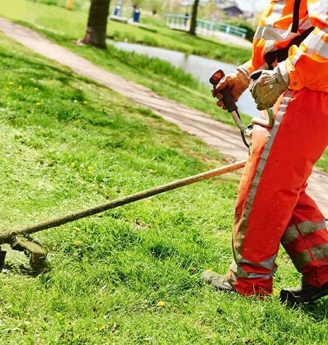 Стрижка газона в Кувандыке