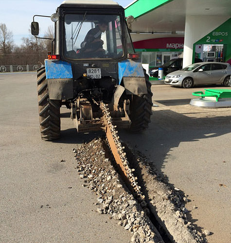 Аренда грунтореза в Кувандыке